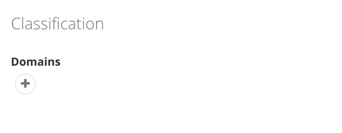 Announcements content type - domain options