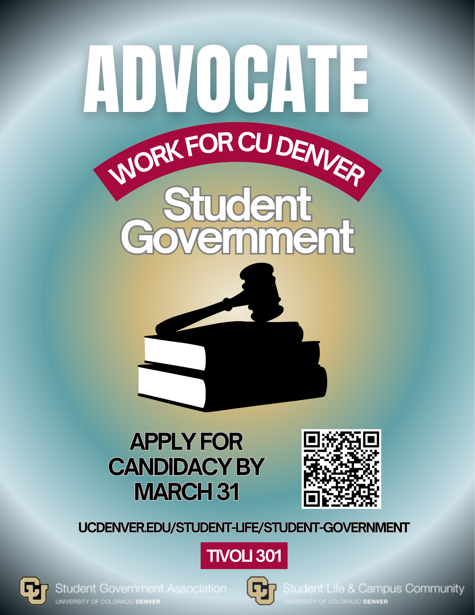 student government spring 2026 election poster