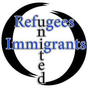 Refugees   Immigrants United Business Mark.
