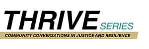Banner for School of Public Affairs Thrive Series.