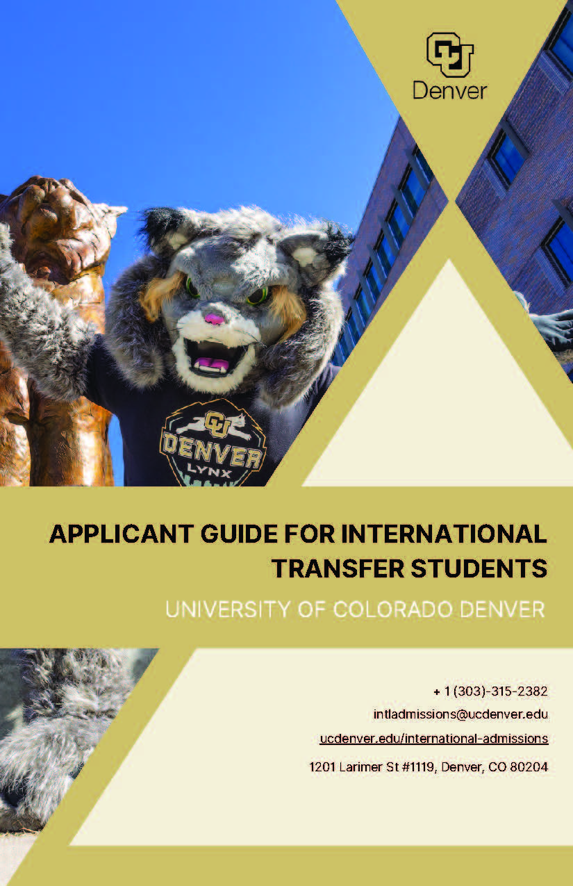 Applicant Guide for International Transfer Students