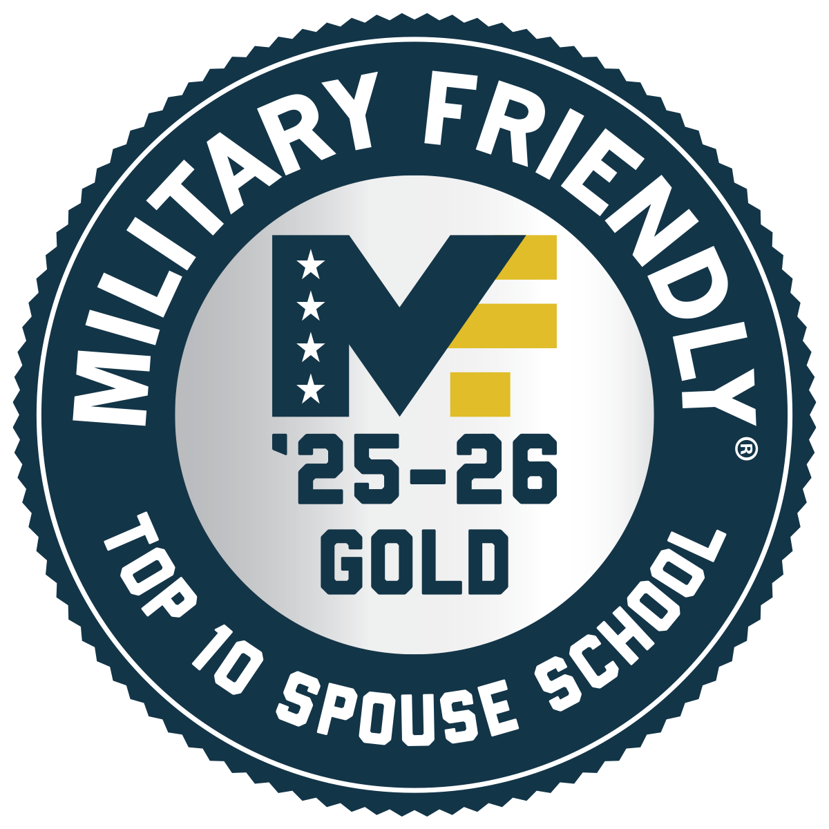 2025-26 Military Friendly Top 10 Spouse School