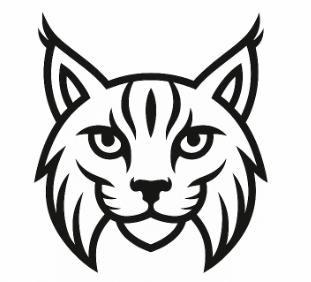 Outline of a lynx