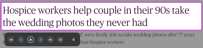 ChromeOS Reading Bar