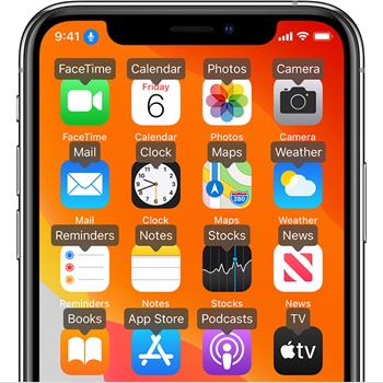 show names feature ios voice control